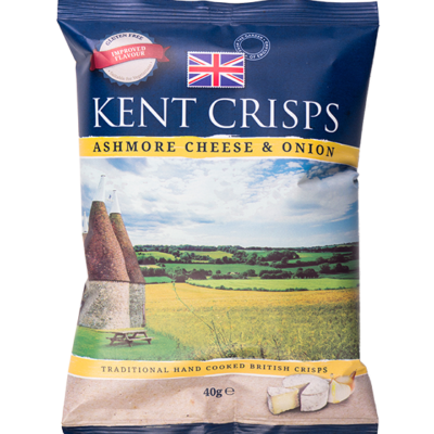 Kent Crisps – Ashmore Cheese & Onion (150g)