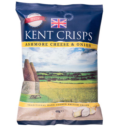 Kent Crisps – Ashmore Cheese & Onion (150g)
