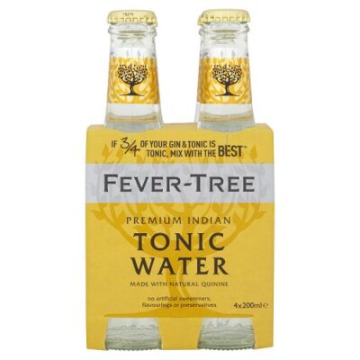 Fever Tree – Premium Indian Tonic Water (4 x 200ml)