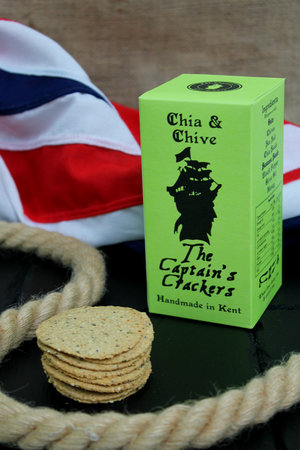 The Captains Crackers - Chia & Chive (120g)
