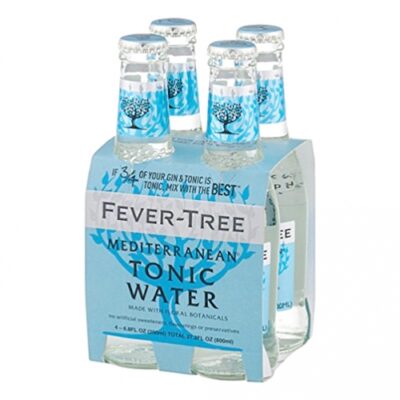 Fever Tree – Mediterranean Tonic Water (4 x 200ml)