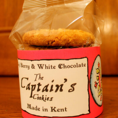 The Captains Cookies - Goji Berry & White Chocolate (240g)