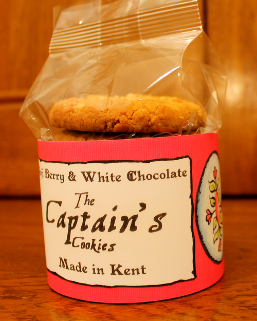 The Captains Cookies - Goji Berry & White Chocolate (240g)