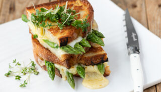 British Asparagus Grilled Cheese Sandwich